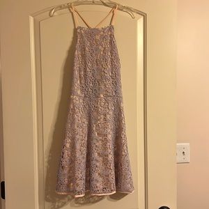 Kendall and Kylie Open back, thin strap lace dress, size S